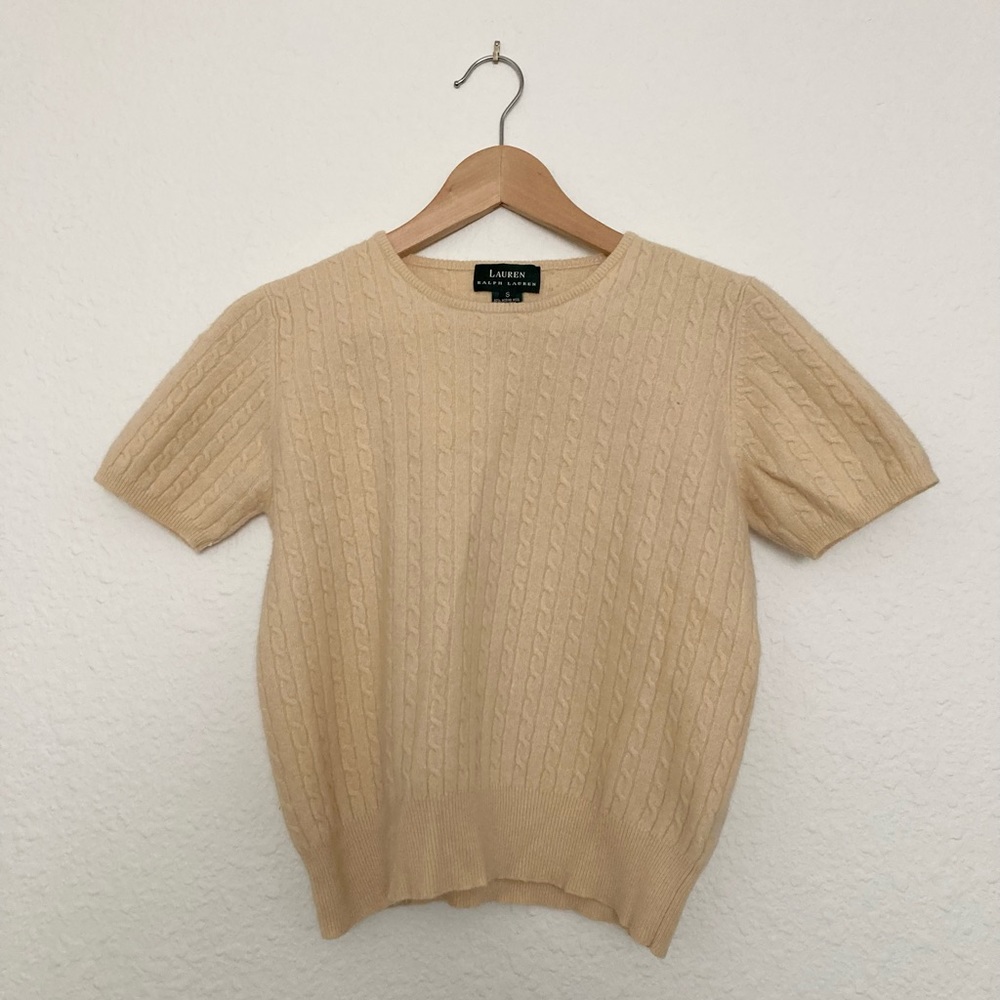 Vintage Ralph Lauren Angora Cabled Sweater